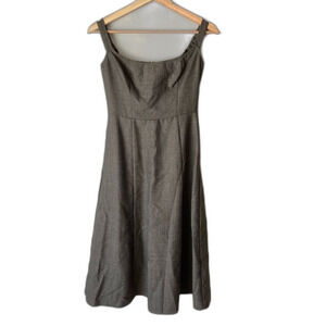 Reformation Stratford Wool Blend Midi Off the Shoulder Dress Size 4